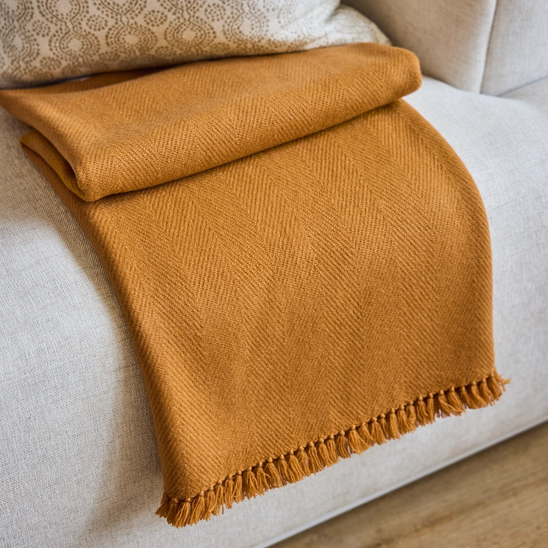 Chai Handwoven Cashmere Throw