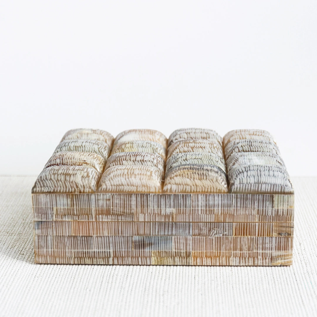 Chiseled Decorative Horn Box