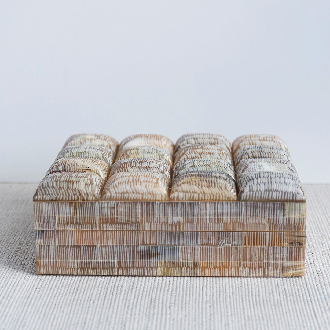 Chiseled Decorative Horn Box