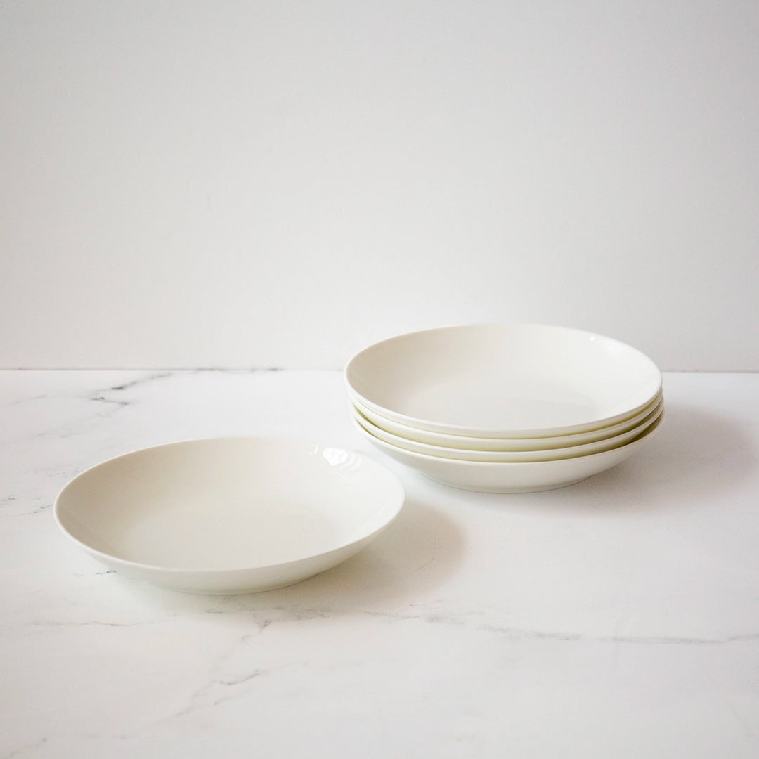 Classic White Glaze Pasta Bowl