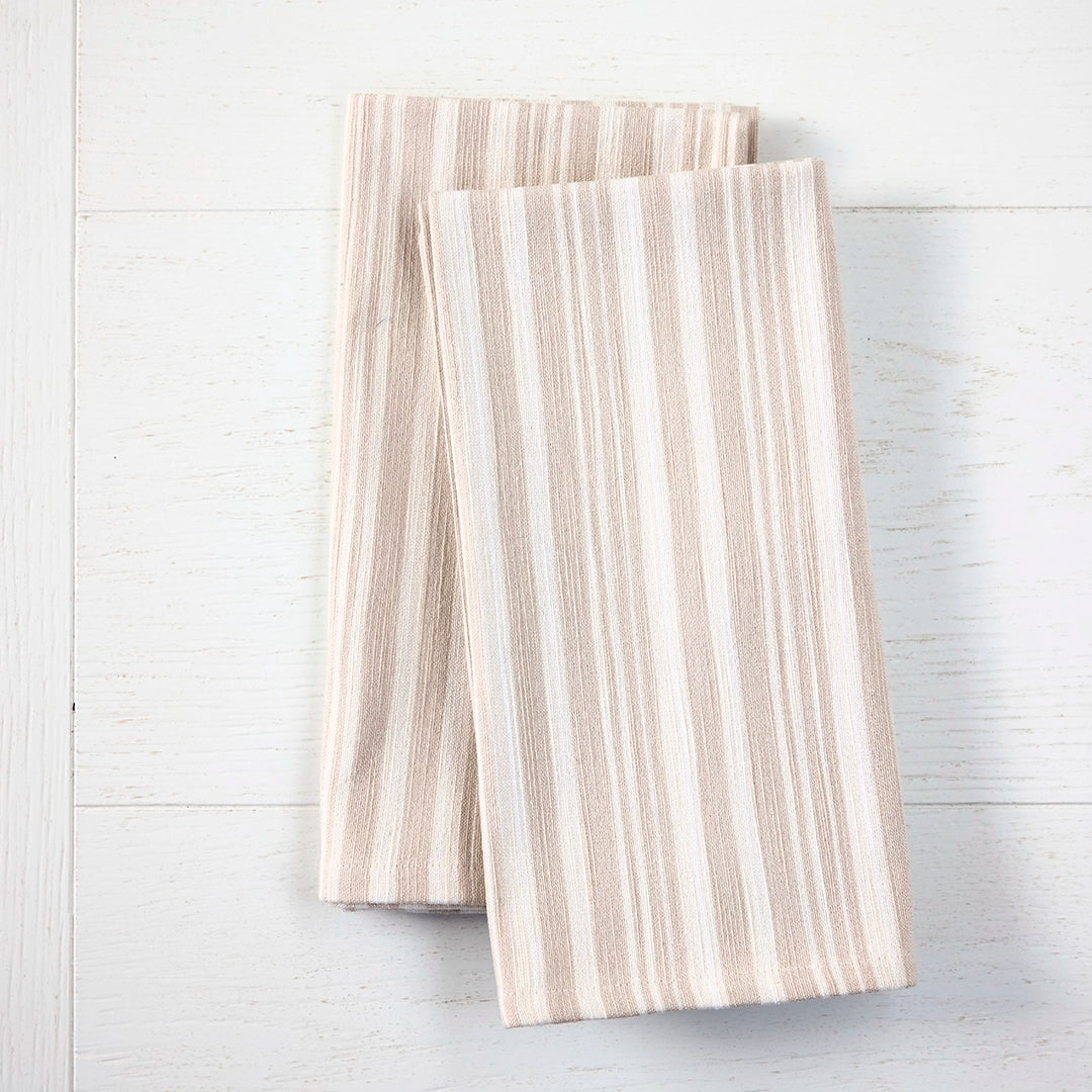 Cream Stripe Napkins