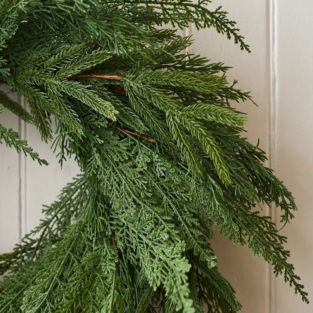 Norfolk and Cypress Wreath