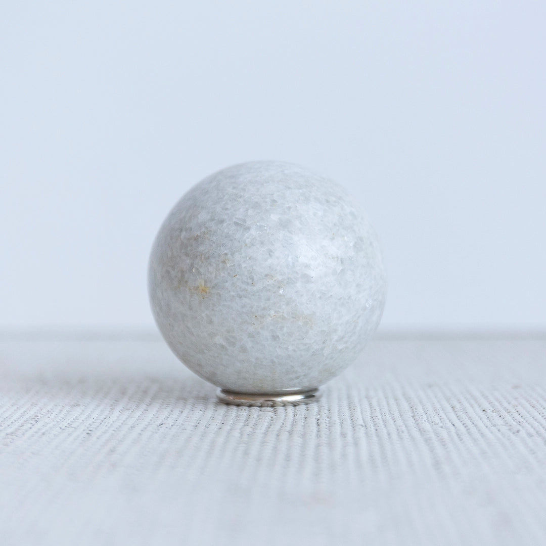 Decorative Cream Stone Sphere