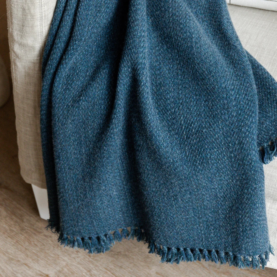 Classic Handwoven Cashmere Throw