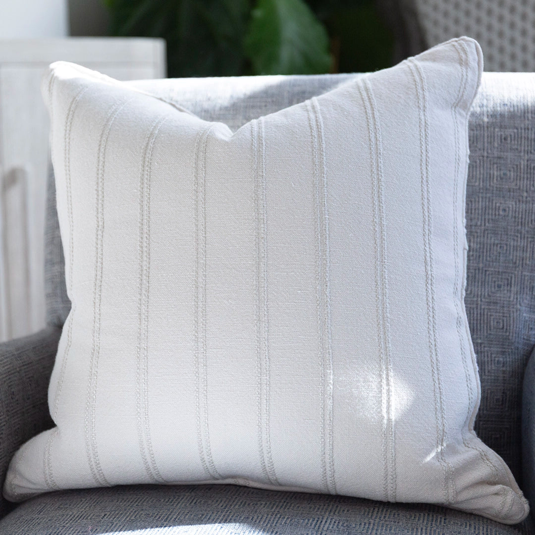Didier Muslin Stripe Pillow