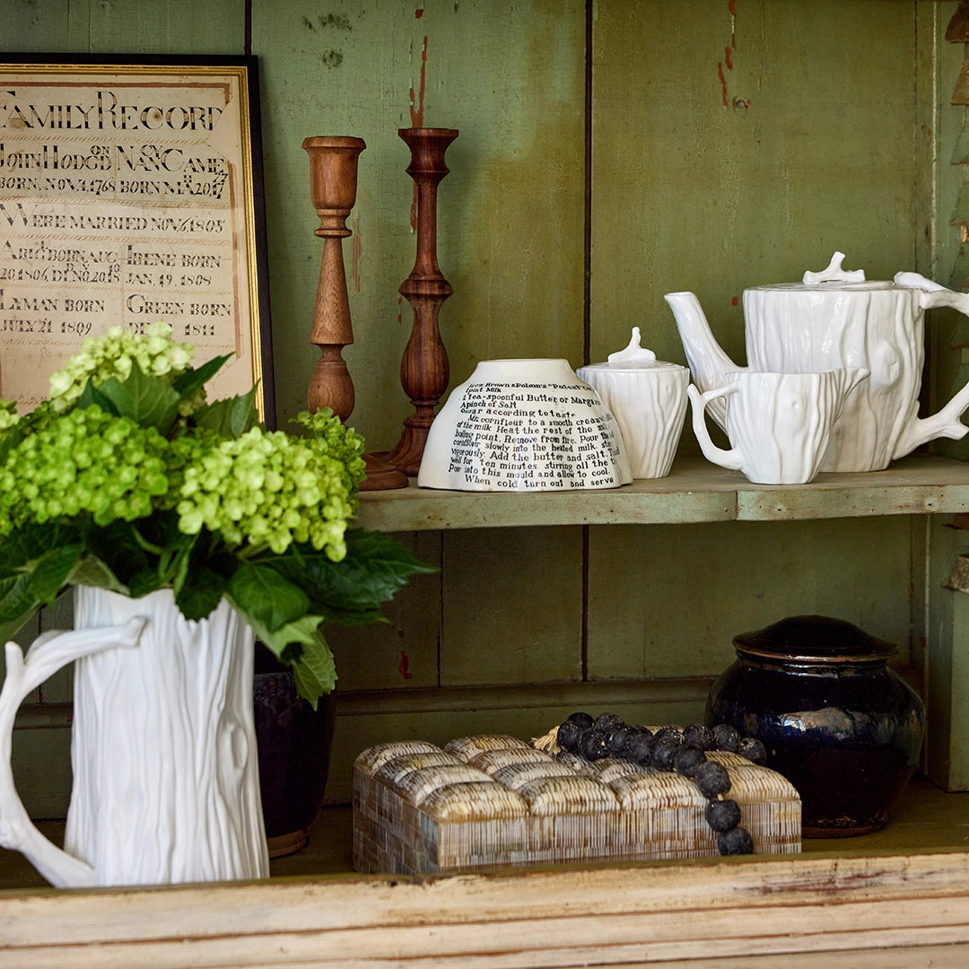 Faux Bois Tea Set