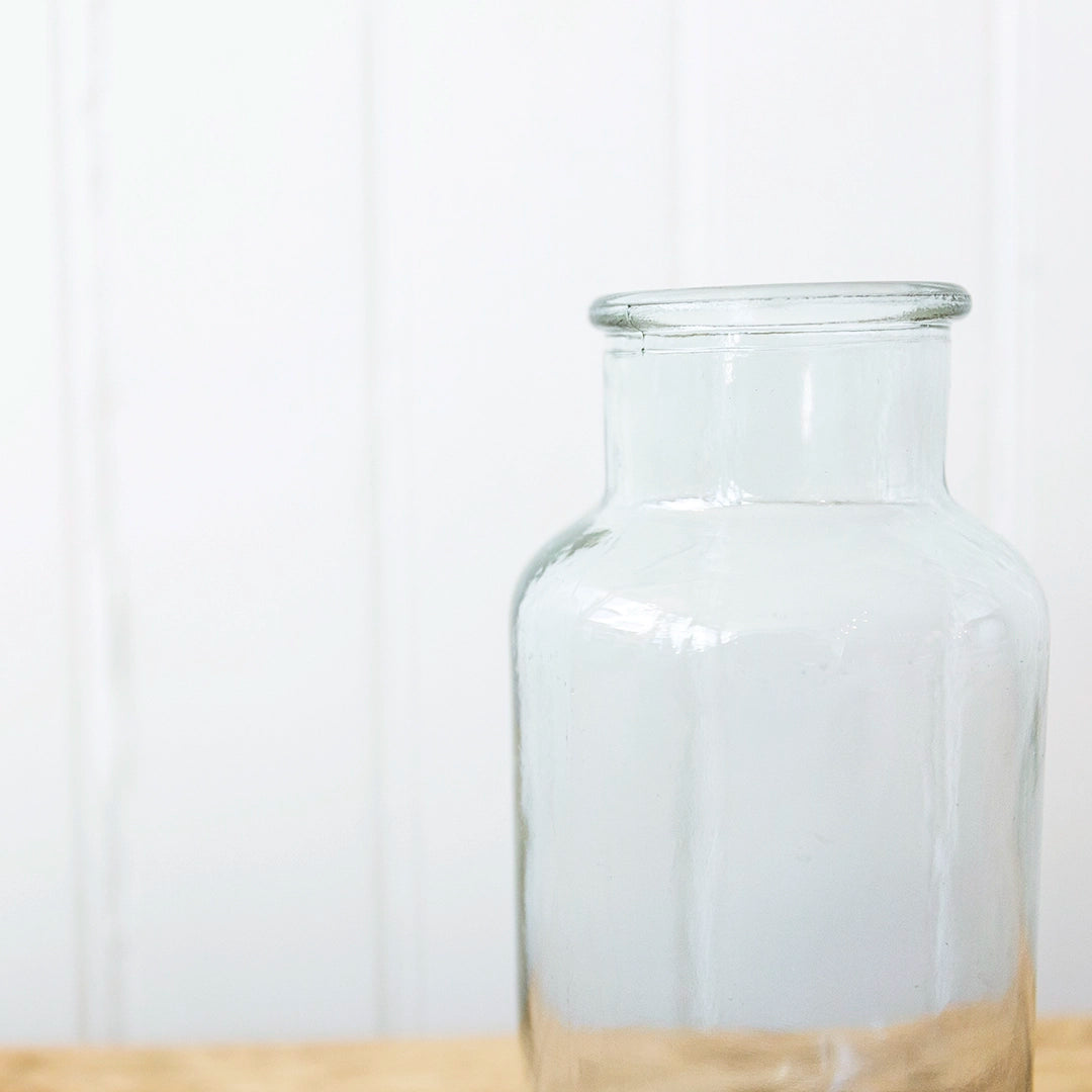 Clear Glass Apothecary Jar