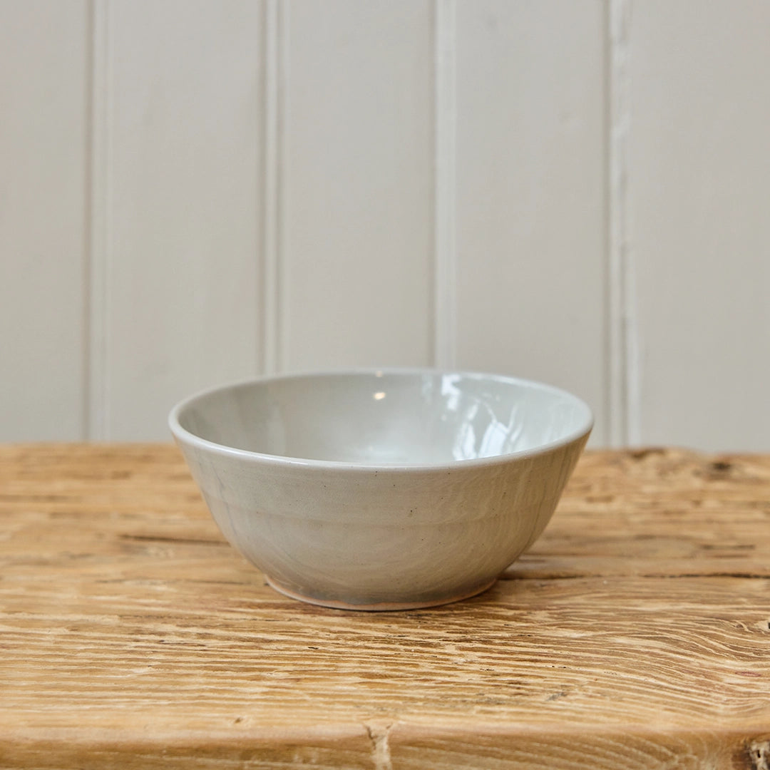 Handcrafted Nantucket Small Gray Bowl | Emily Johnson