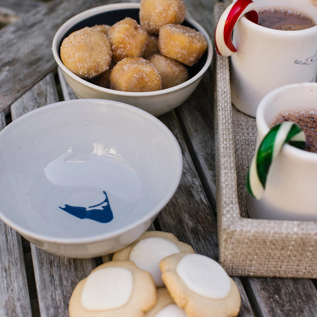 Handcrafted Nantucket Small Gray Bowl | Emily Johnson