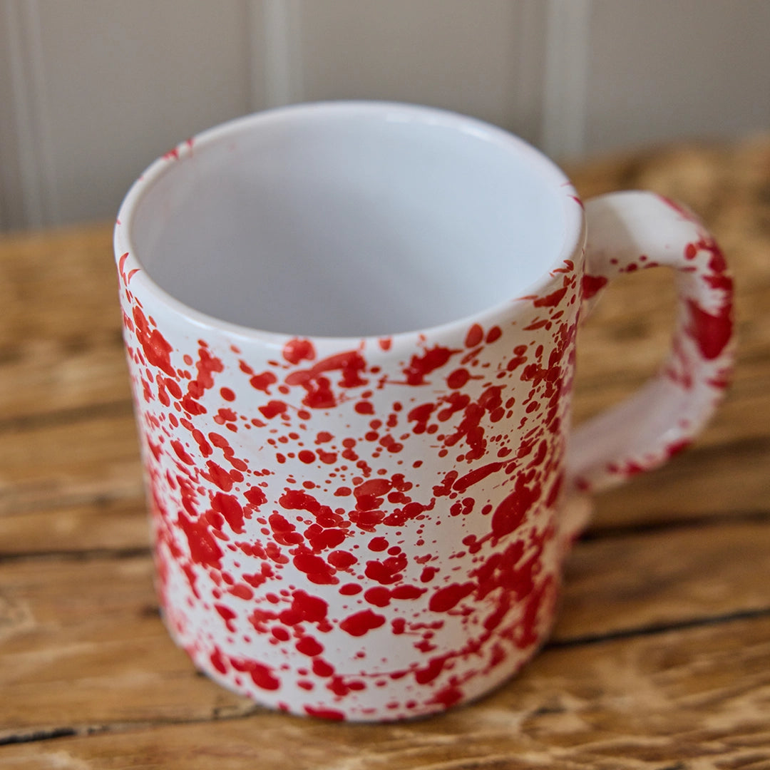 Italian Splatter Mugs