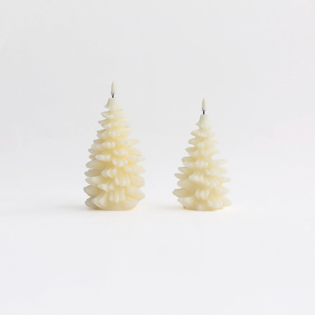Ivory Tree LED Candle