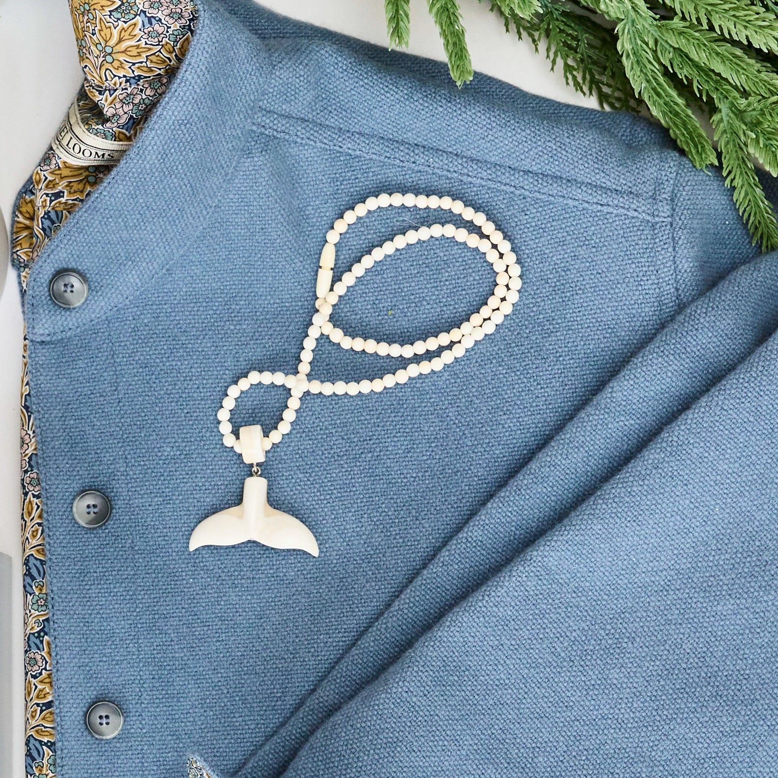 Ivory Whales Tale Necklace | Janet Carreau