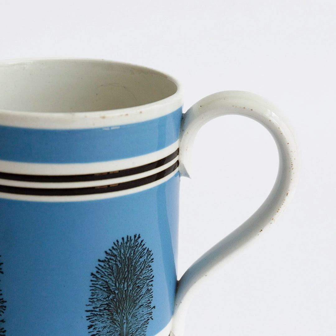 Large 19th C Mochaware Mug