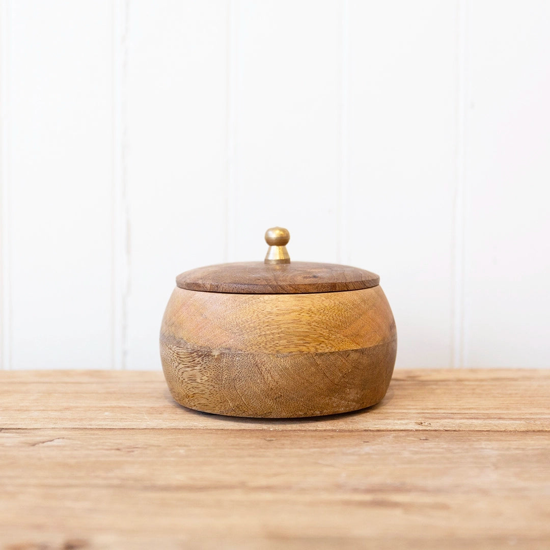 Mango Wood Jar