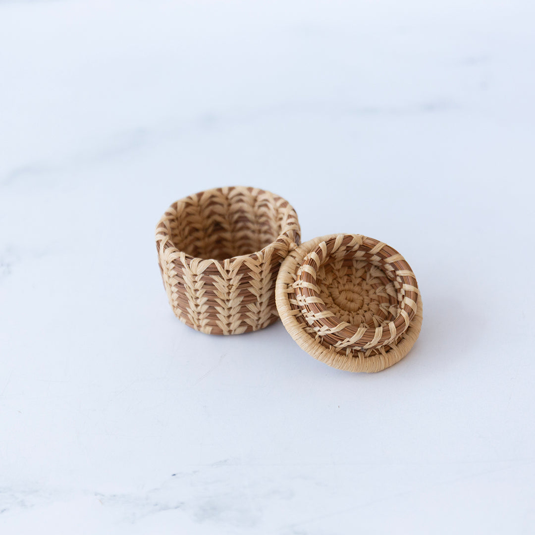 Miniature Pine Needle Basket