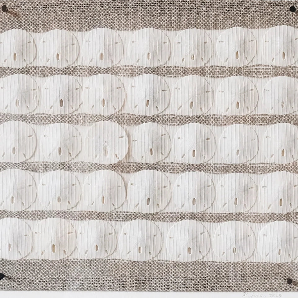 Handwoven Sand Dollar Vignette | Rebecca Jusko Peraner