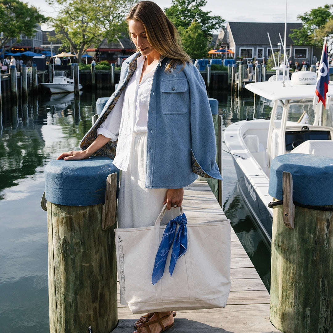 NL Natural Canvas Tote Bag