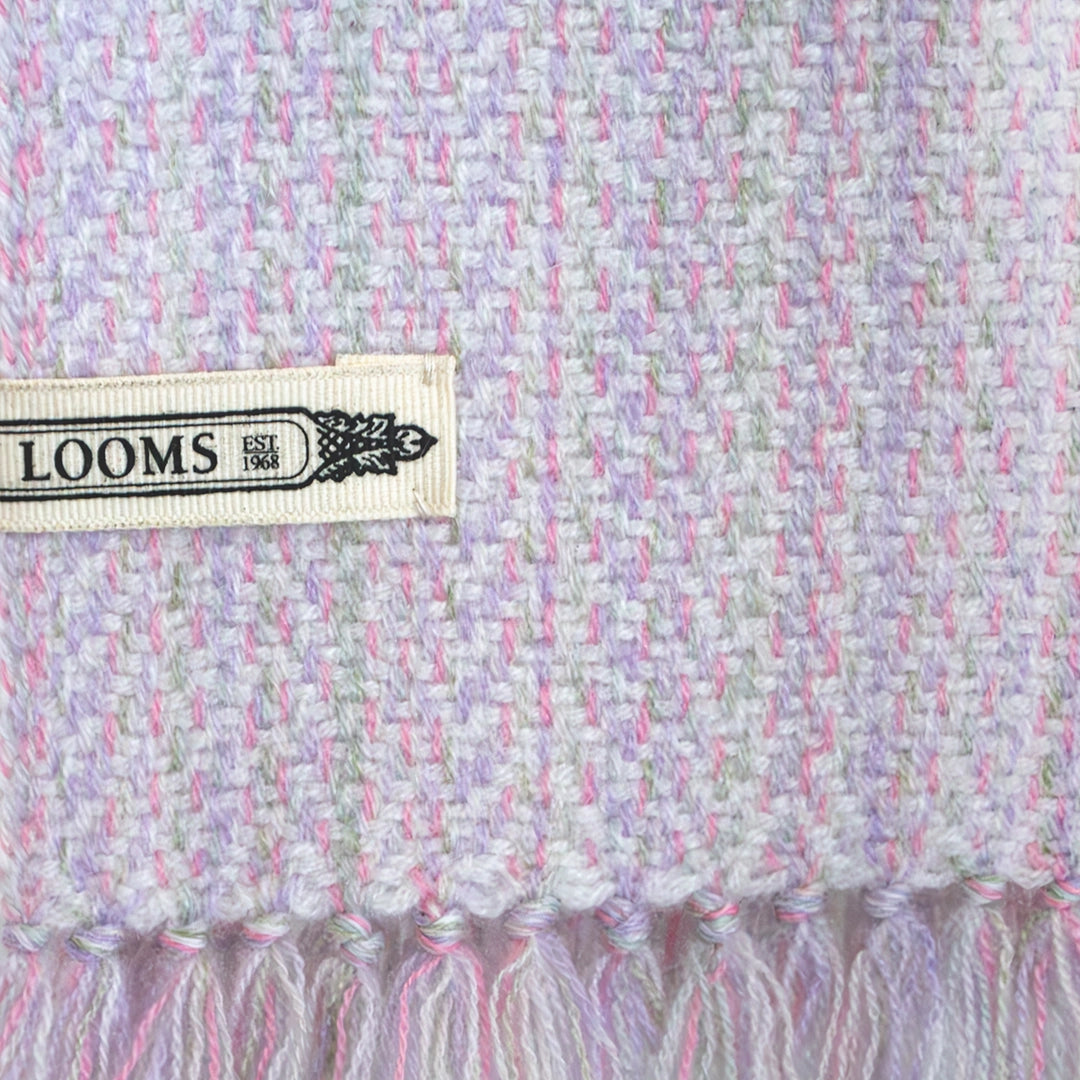 Lavender Haze Handwoven Cashmere Scarf