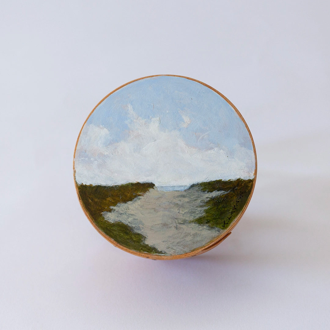"Water Tower" Painted Measuring Box | Kenneth Layman