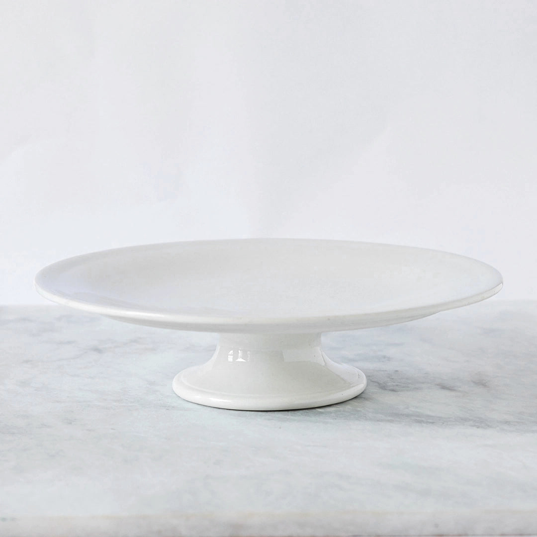Antique Ironstone Cake Plate