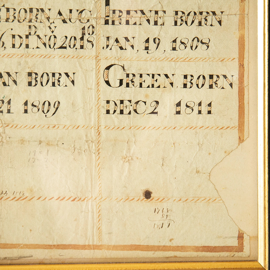 Antique Family Record