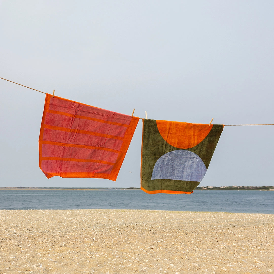 Art Deco Beach Towel