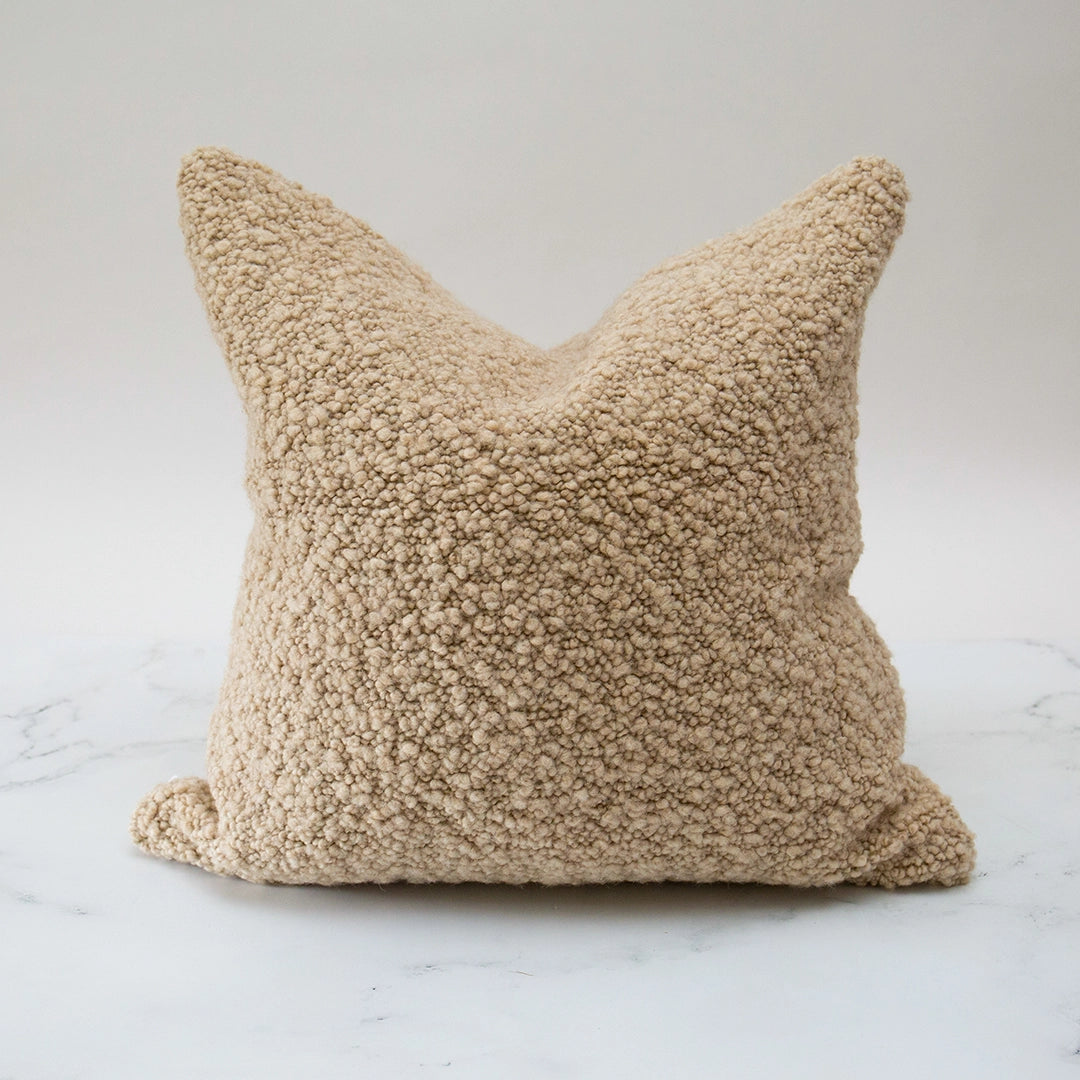 Biscuit Boucle Pillow