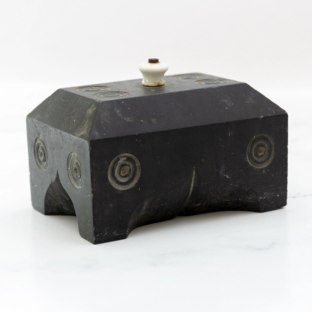 Black Stone Doorstop