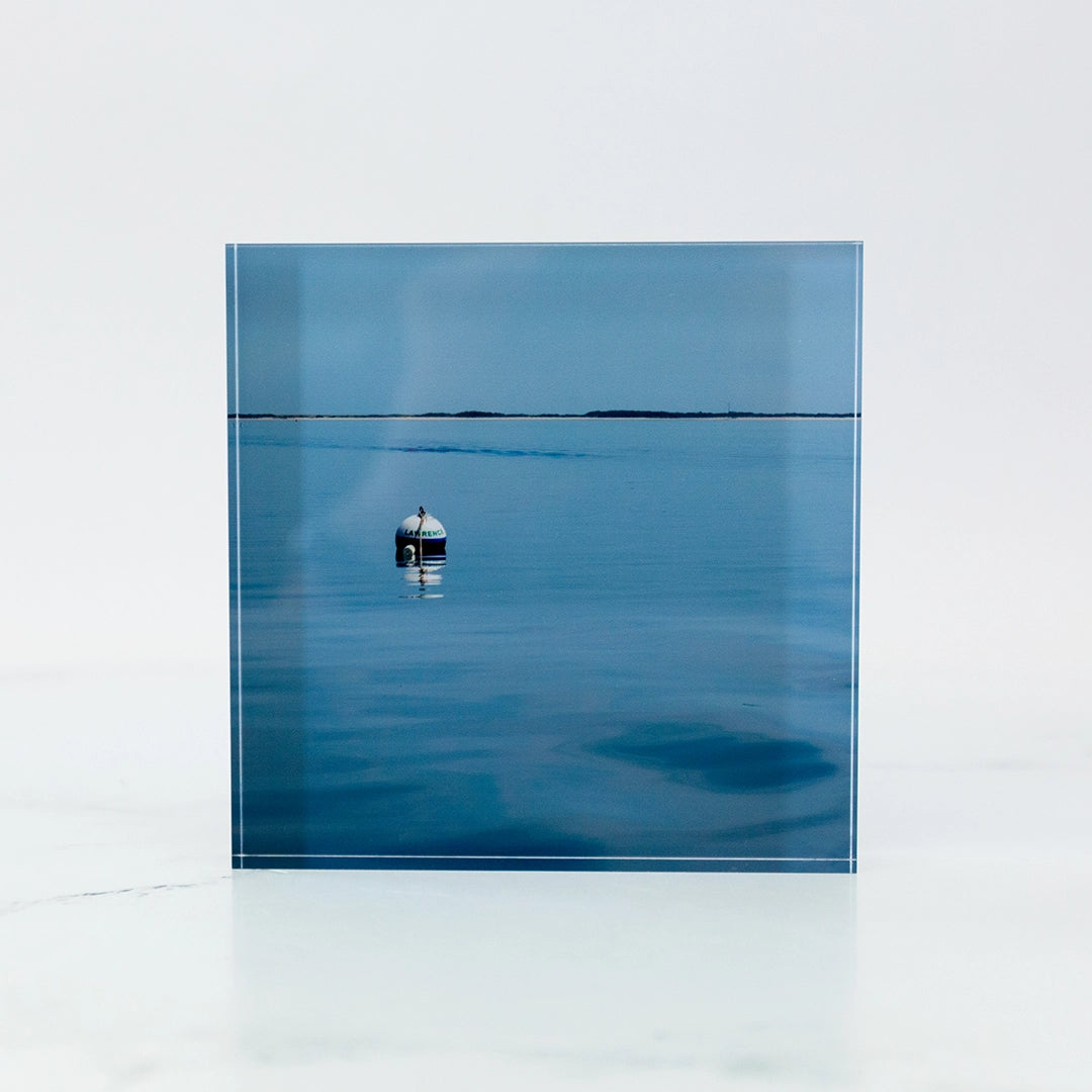 "Blue Buoy" Acrylic Block | Barbara Clarke