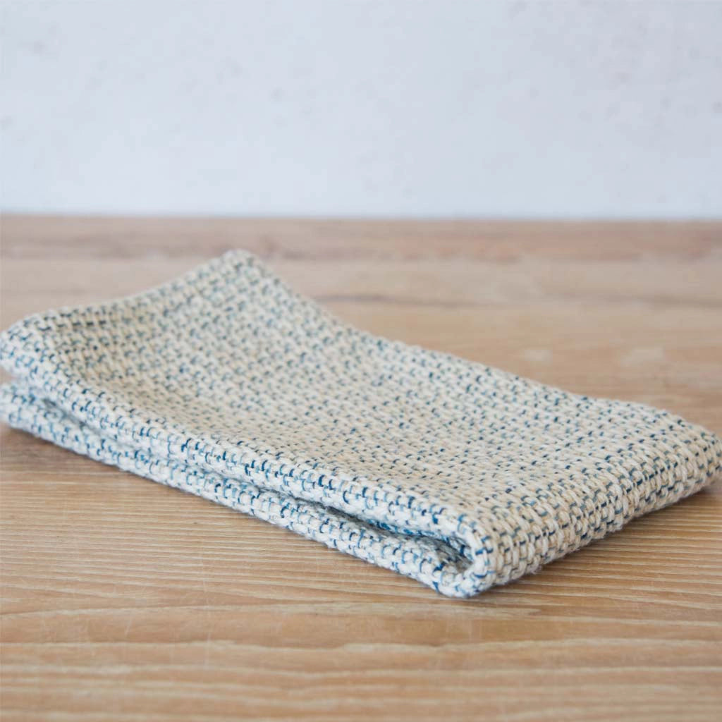 Blue Ripple Handwoven Kitchen Towel