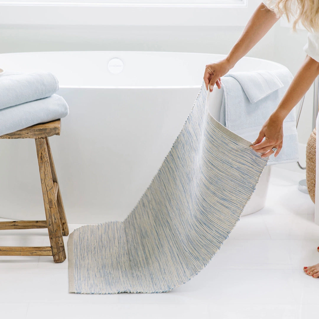 Cirrus Blue Handwoven Rug