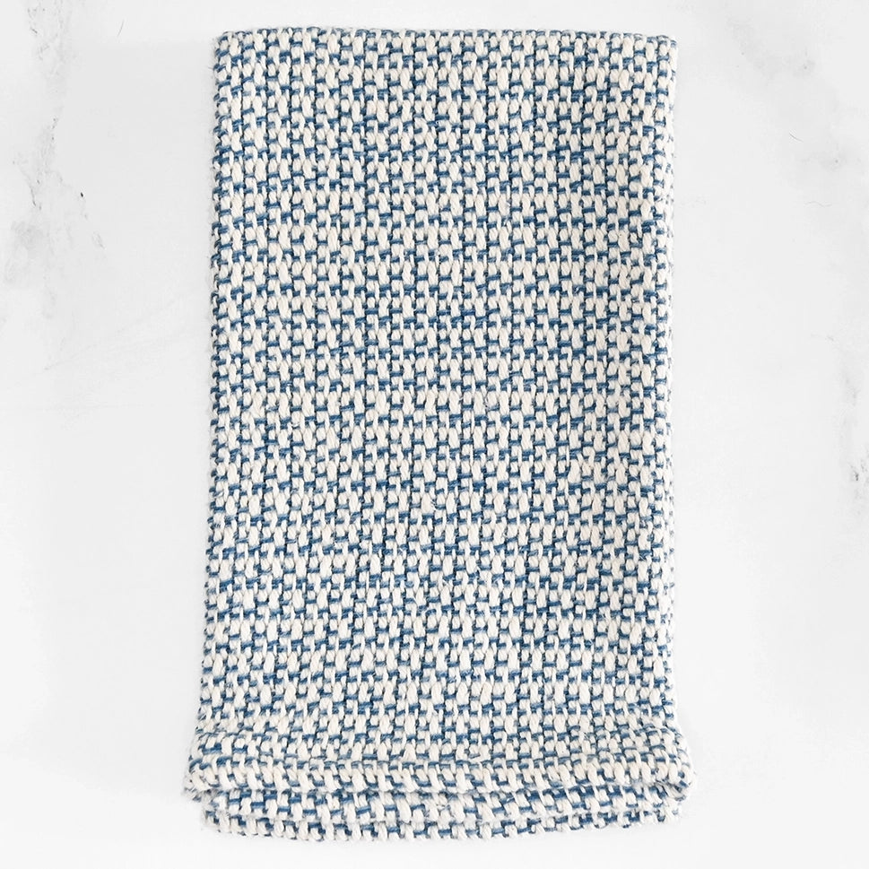 Classic Blue Handwoven Kitchen Towel