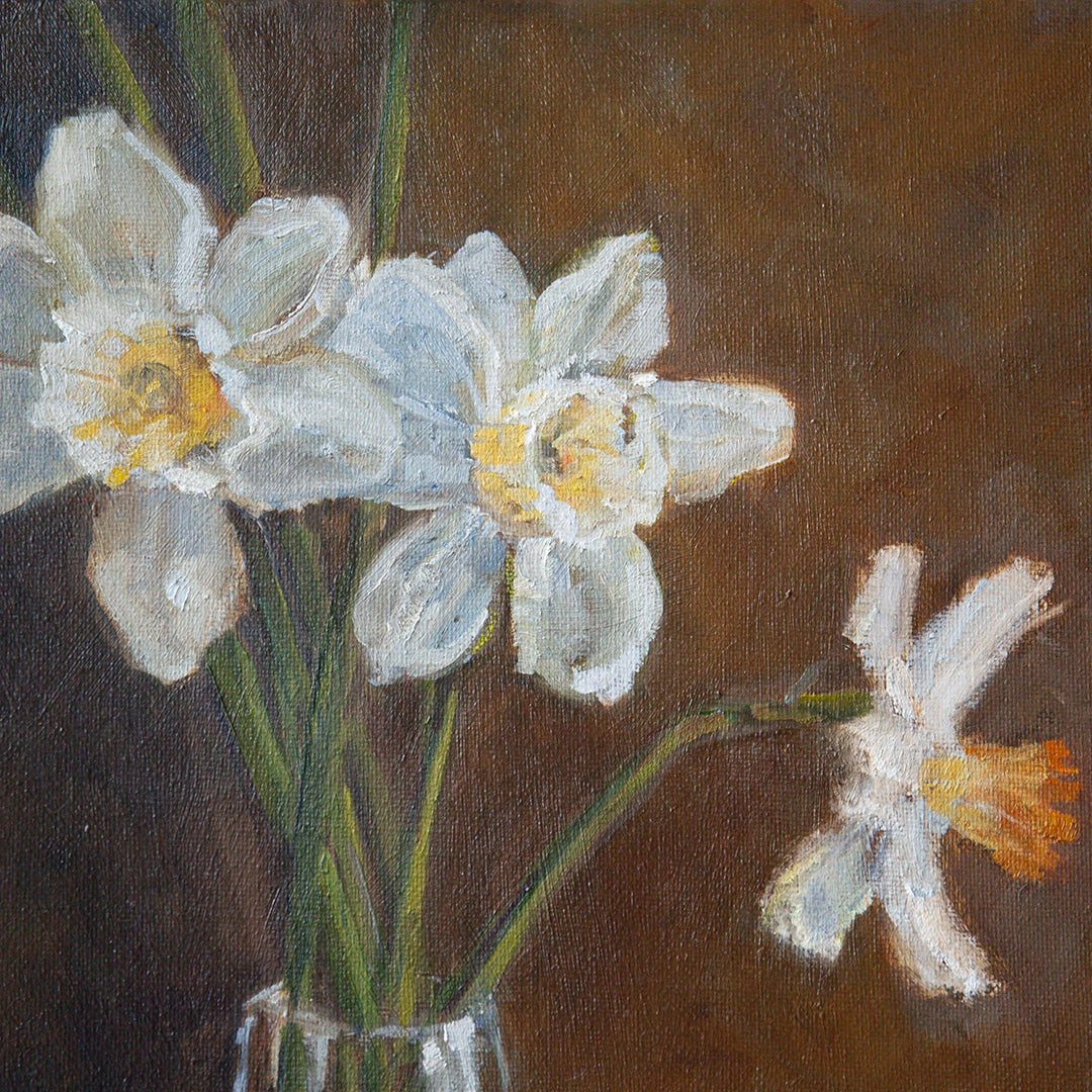 Daffs & Pear | Julie Gifford
