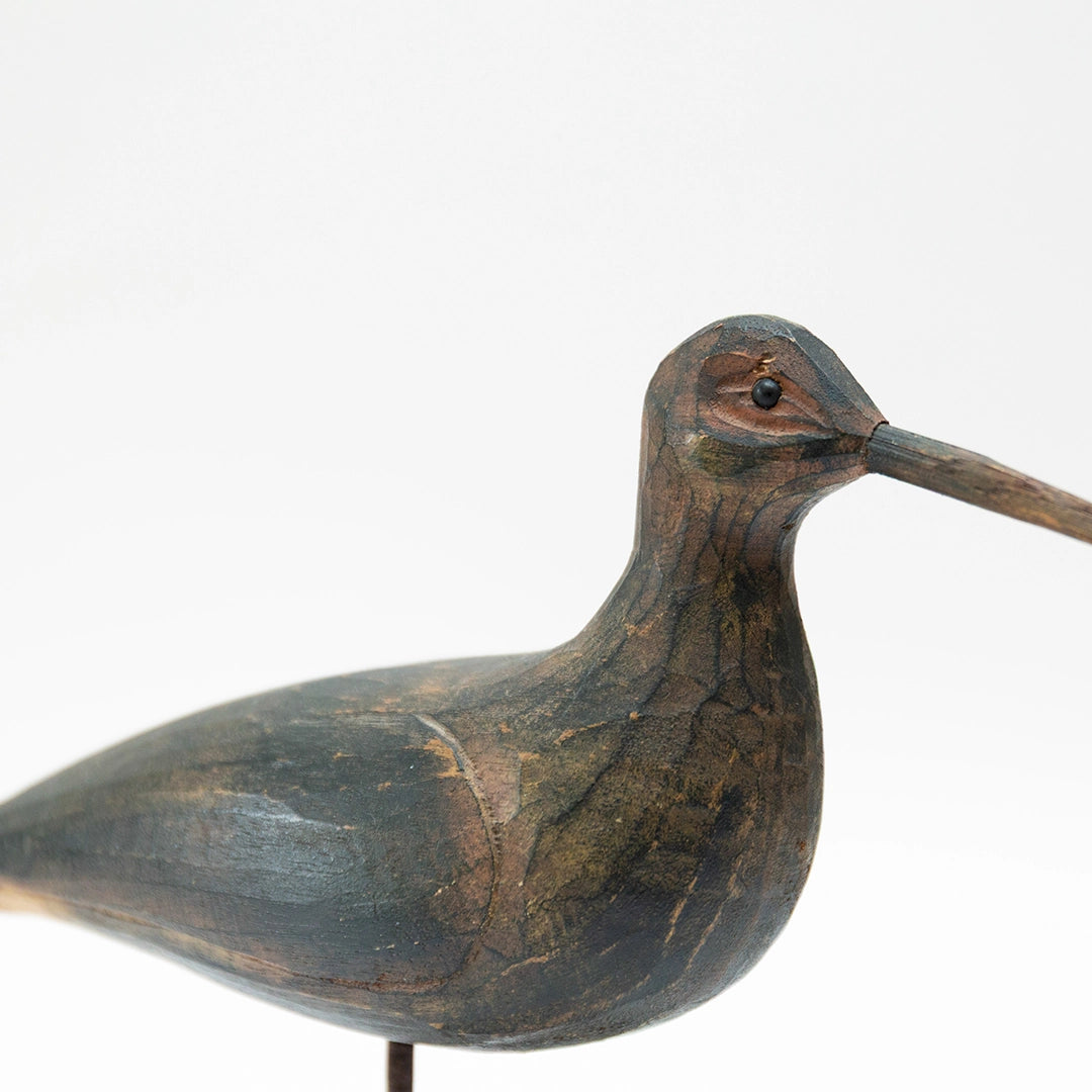 Dark Folk Art Shorebird