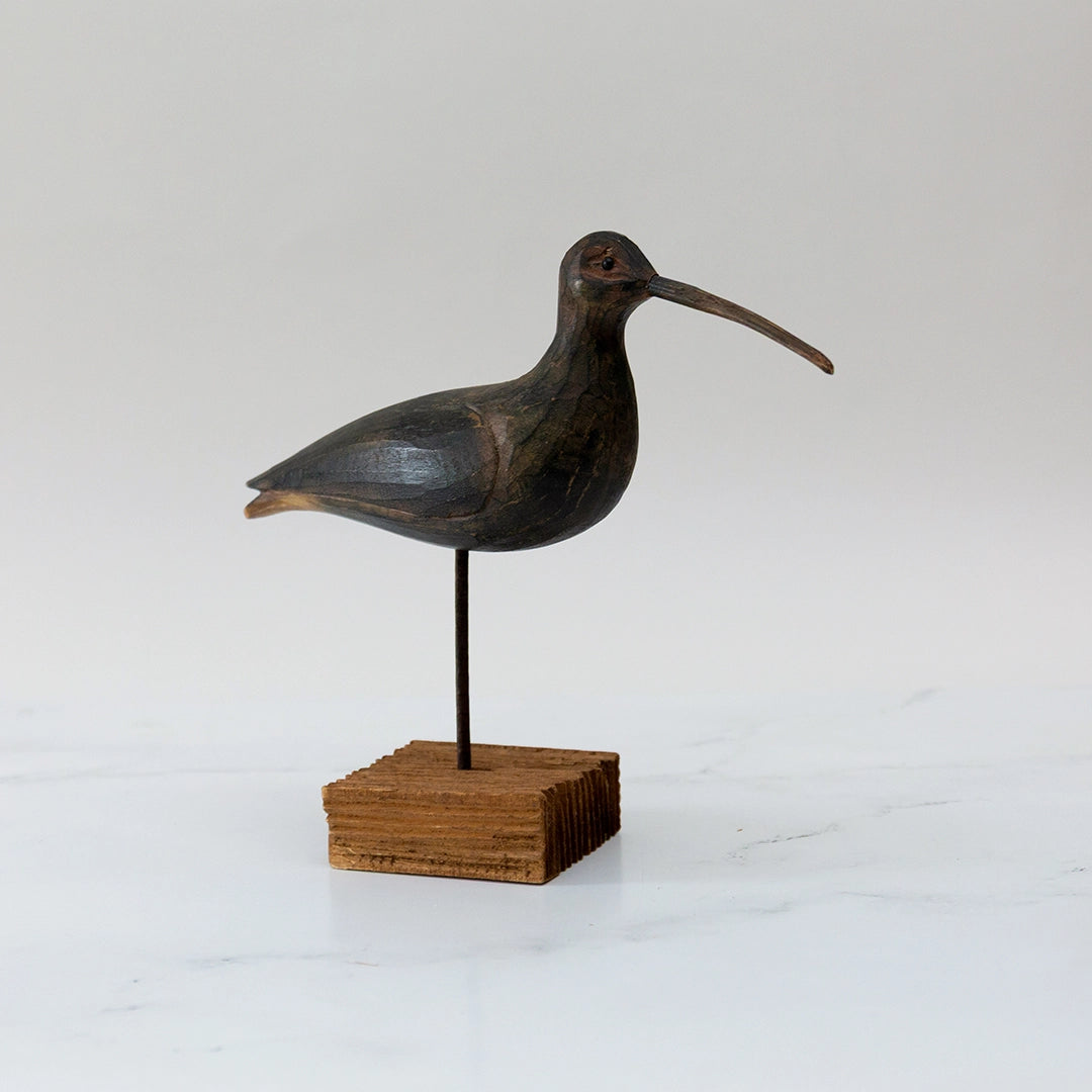 Dark Folk Art Shorebird