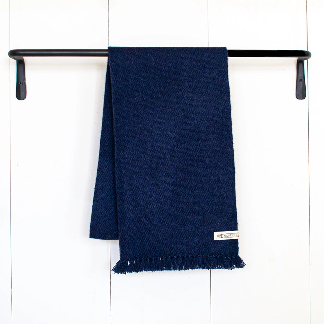 Dark Navy Cashmere Scarf