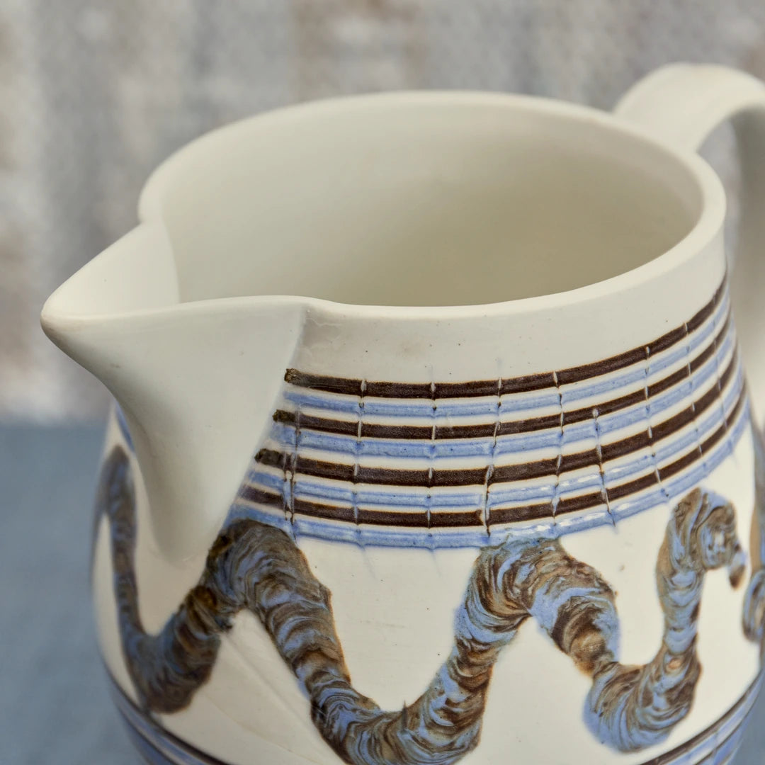 Vintage Mochaware Pitcher