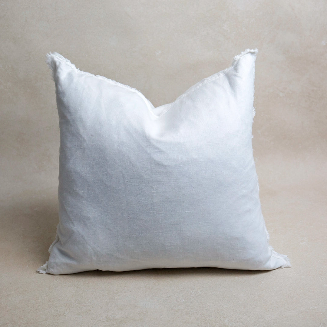 Fringed Linen Pillow