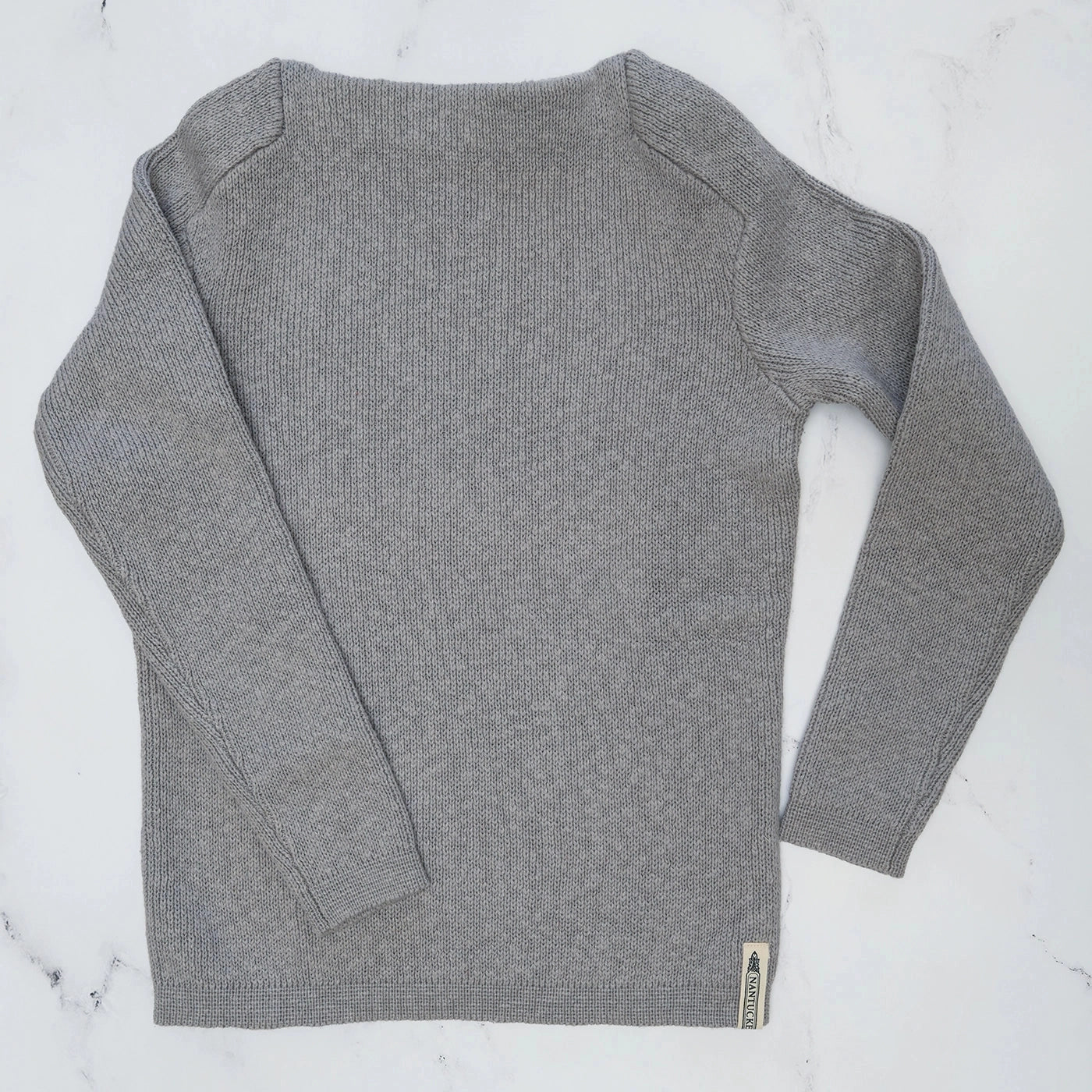 Gray Boatneck Sweater – Nantucket Looms