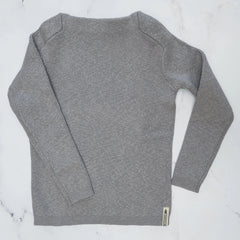 NantucketLoomsGrayBoatneckSwea NantucketLoomsGrayBoatneckSwea