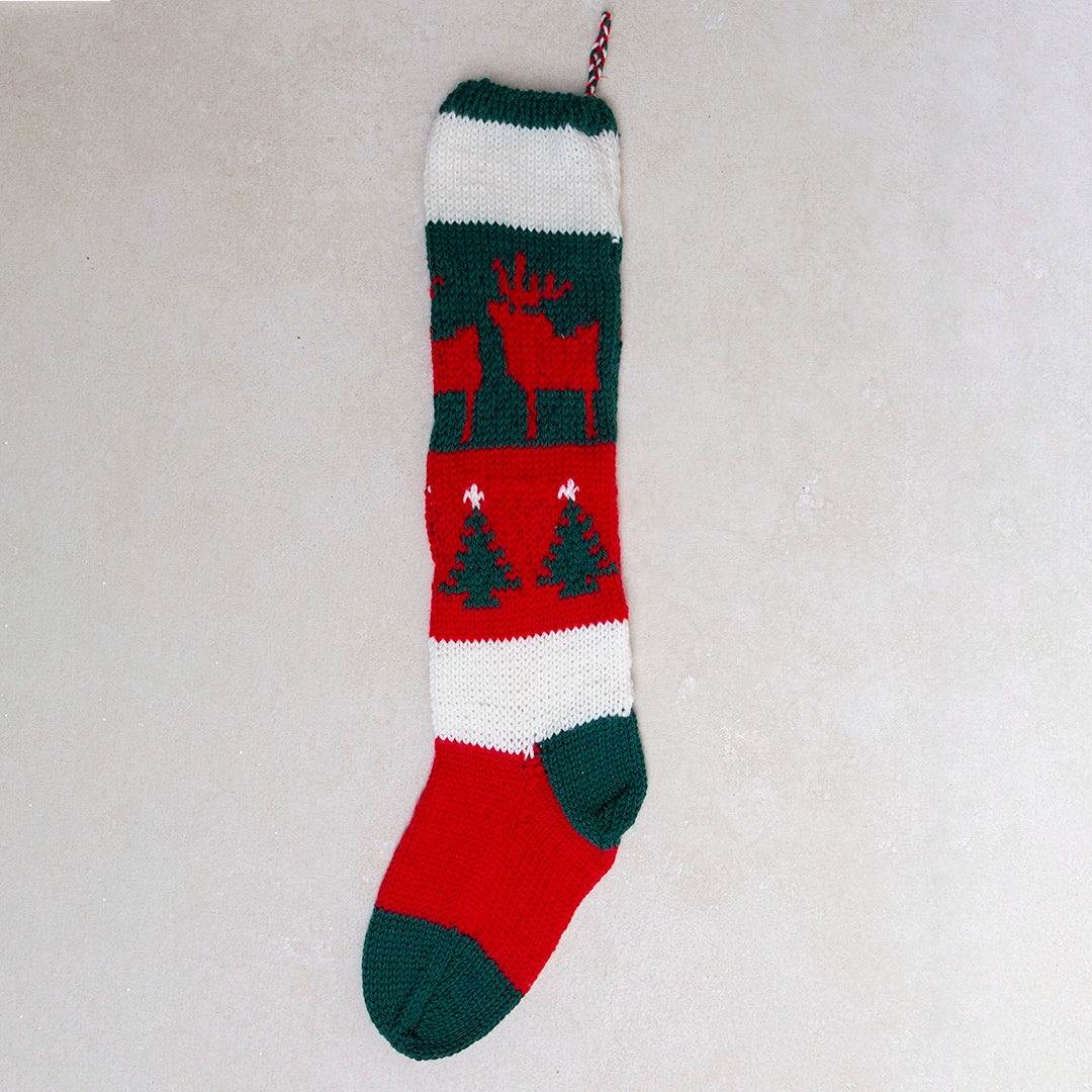 Hand-Knit Holiday Stockings