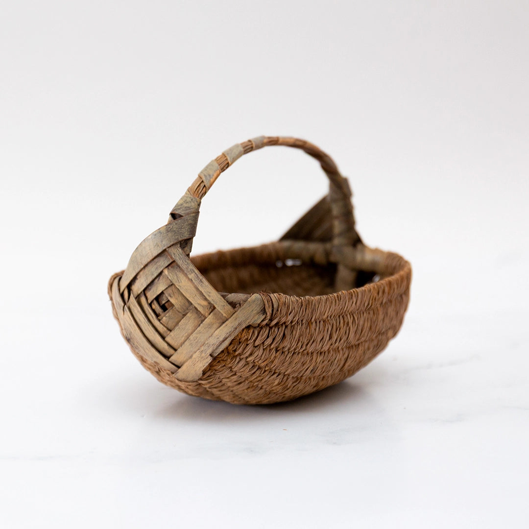 Antique Handmade Northeastern Indiginous "Three Egger" Basket