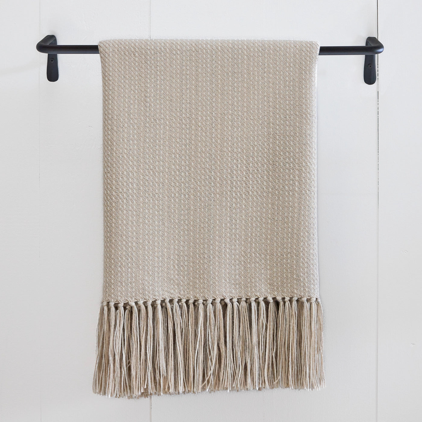 Neutral Beach Alpaca Throw