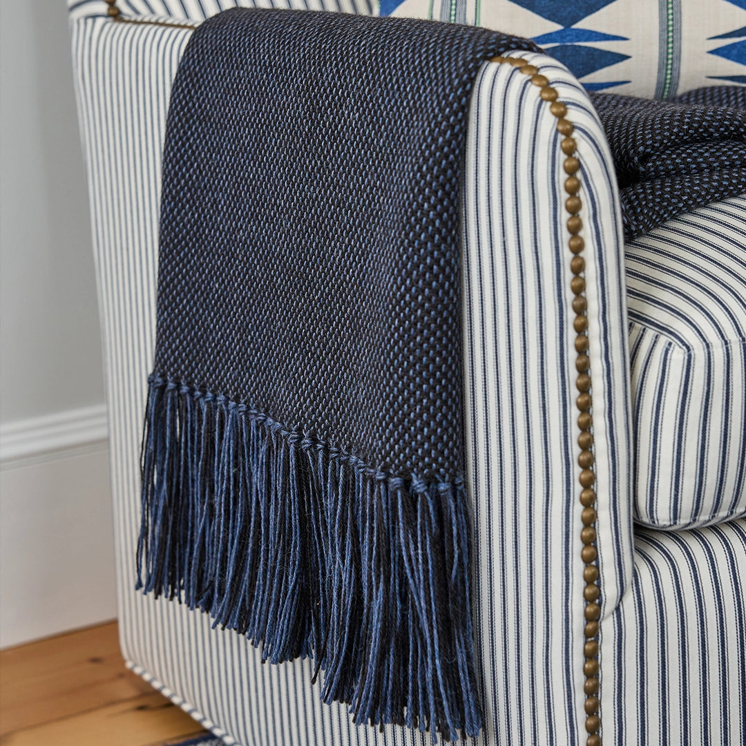Seafarer No.3 Handwoven Alpaca Throw