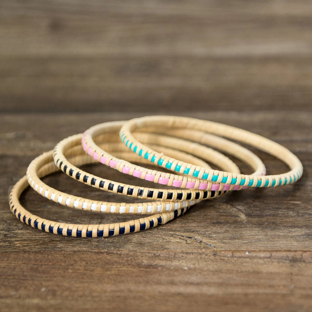 Handwoven Cane Bangles | Dale Rutherford