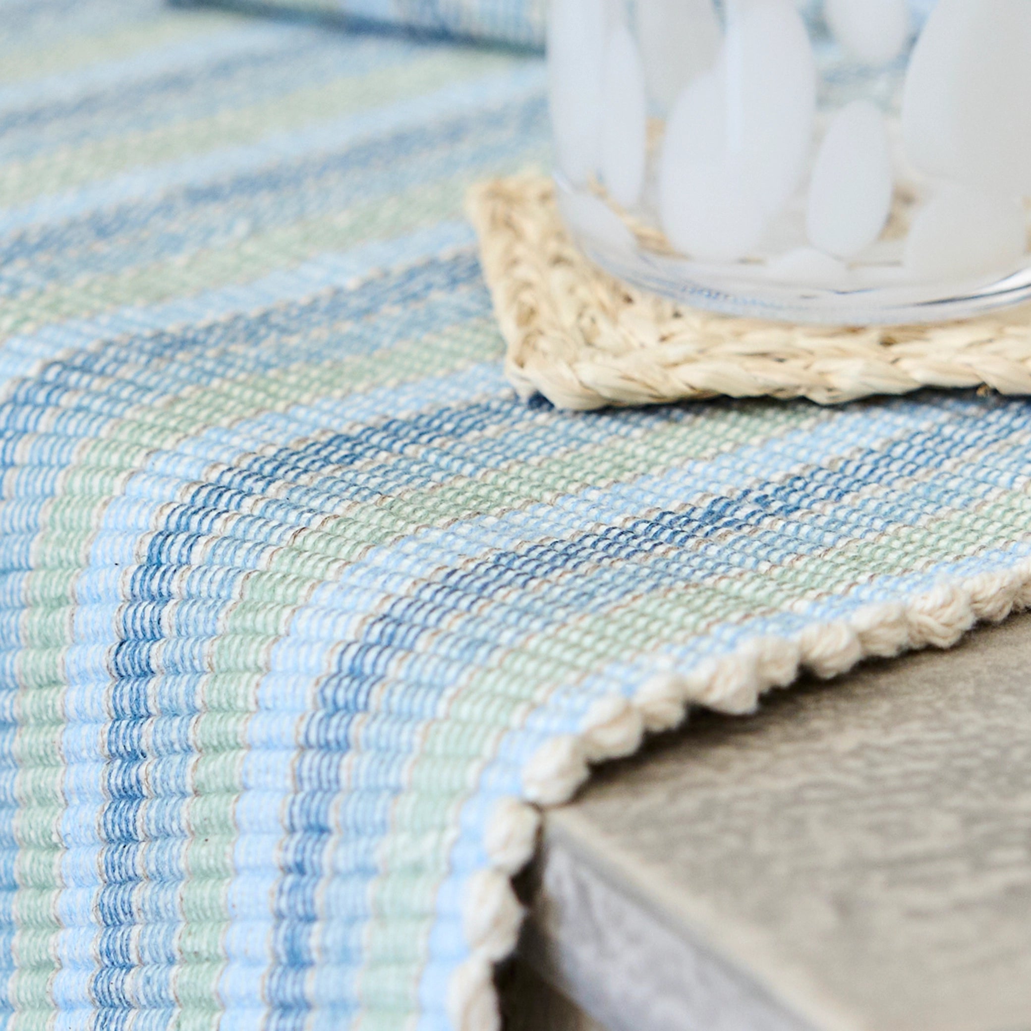 Cottage Stripe Handwoven Placemats