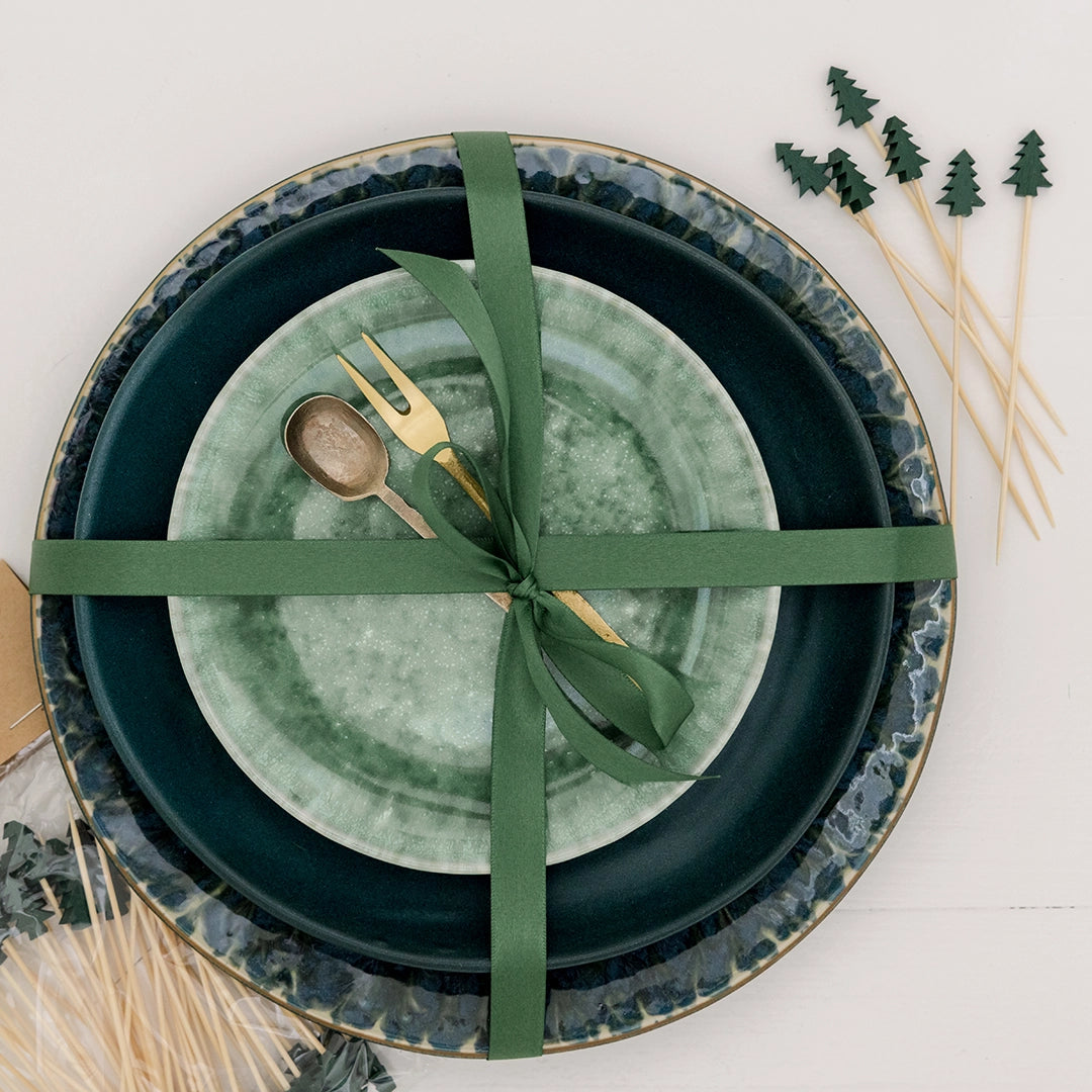 Holiday Evergreen Serving Set