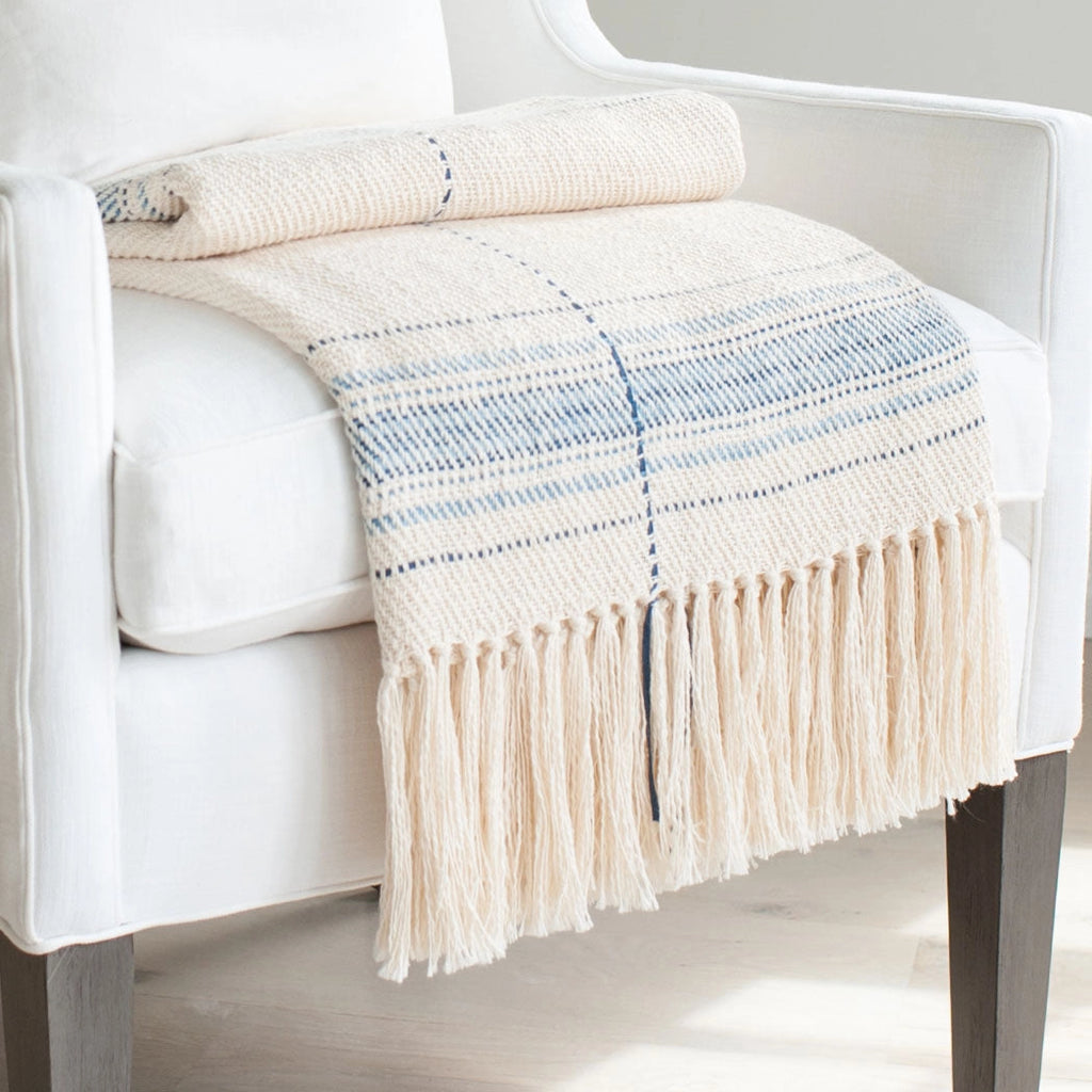Ivory cotton throw hotsell