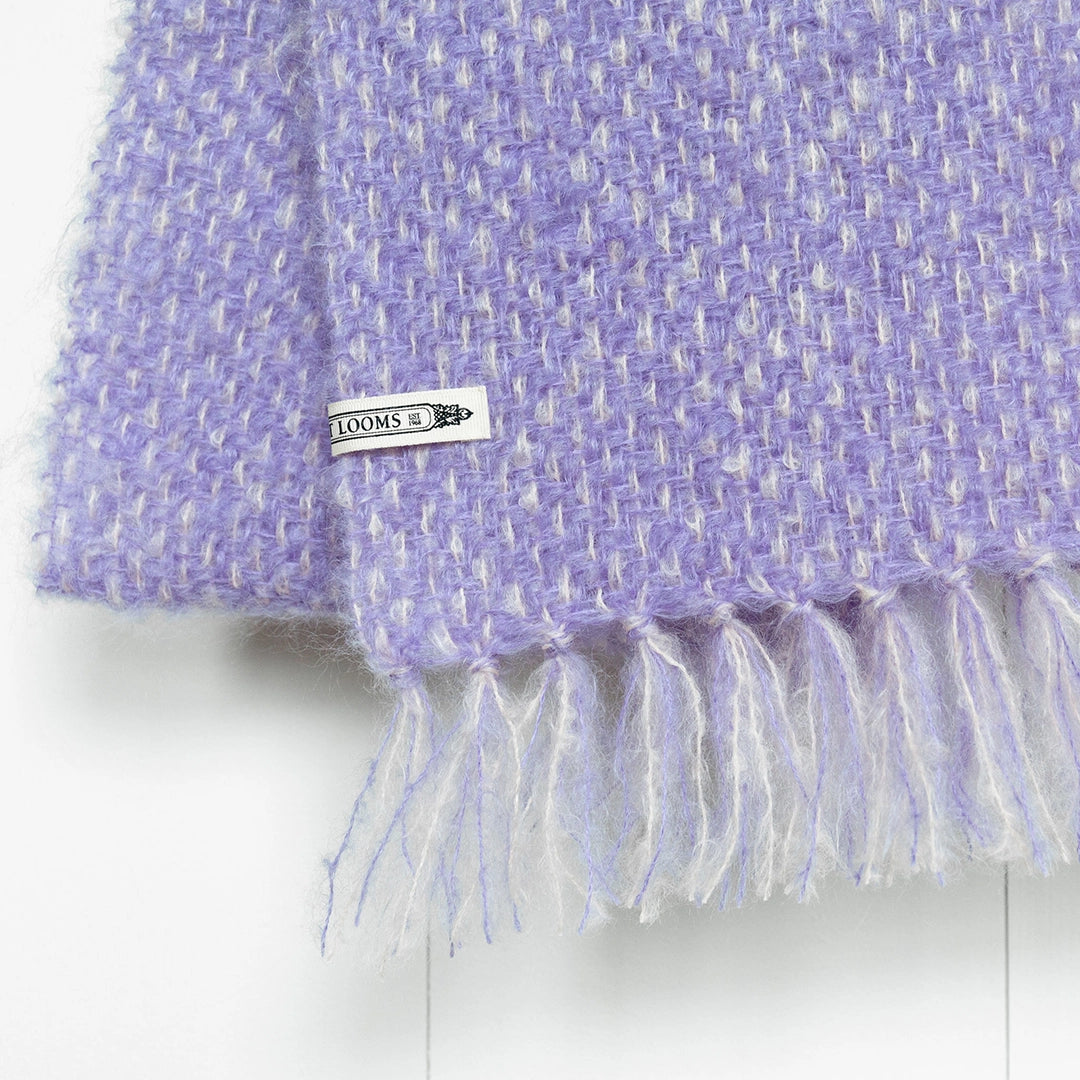 Larkspur Handwoven Mohair Scarf