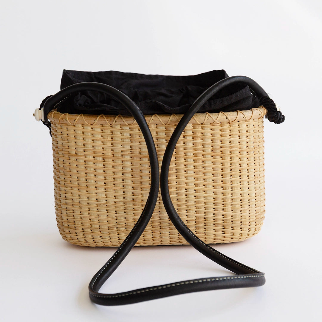 Black Silk Twill Lightship Purse | Judy Prohaska